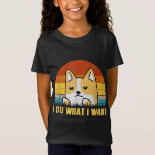Camiseta Vintage Hago Lo Que Quiero Que Corgi Dad Mom Dog M