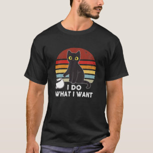 Camiseta Vintage Hago Lo Que Quiero Que Gato Amo Papá Noel 