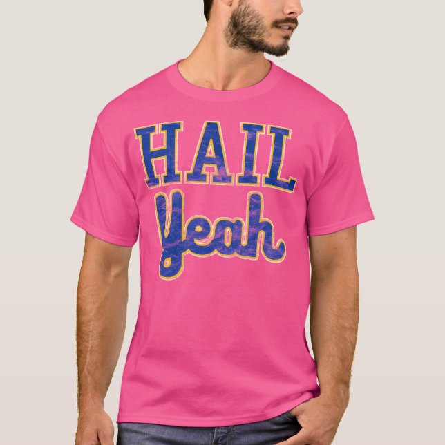 Camiseta Vintage Hail Yeah Pittsburgh Script (Anverso)