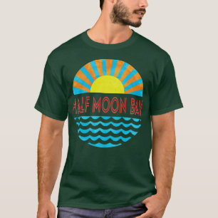 Camiseta Vintage Half Moon Bay Beach Sun And Waves