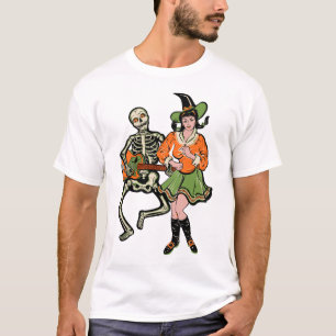 Camiseta Vintage "Halloween bailarines de un Ir-Ir"