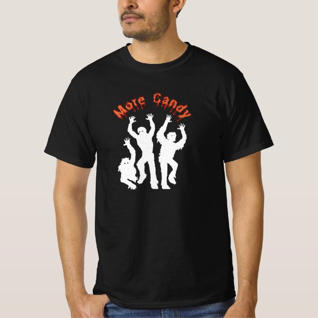 Camiseta Vintage Halloween Candy Zombies (Anverso)