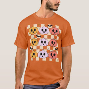 Camiseta Vintage Halloween Pumpkin Women Men Kids Halloween