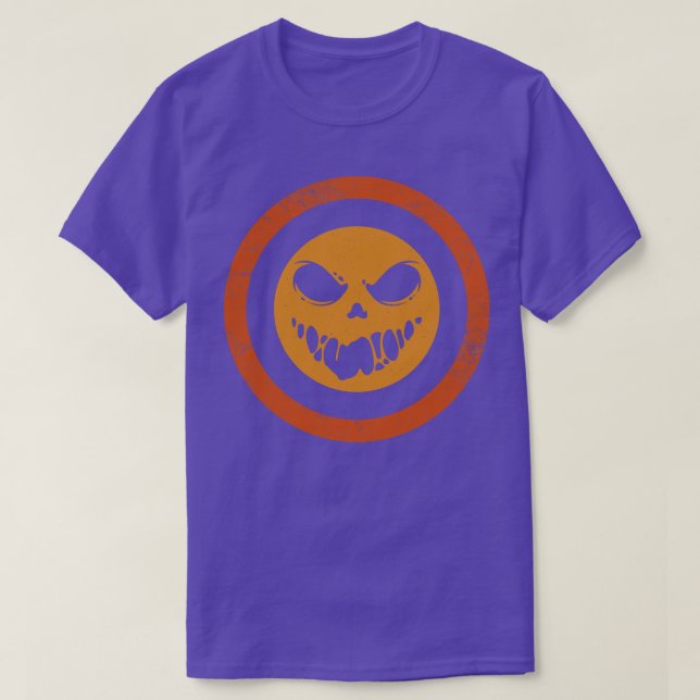Camiseta Vintage Halloween Scary Face (Diseño del anverso)