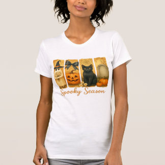 Camiseta Vintage Halloween temporada espeluznante, fantasma