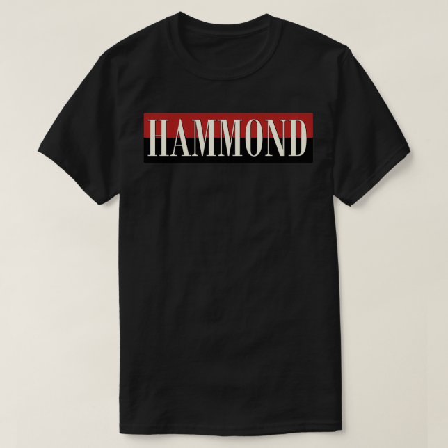 Camiseta Vintage Hammond  (Diseño del anverso)