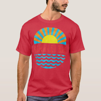 Camiseta Vintage Hanalei Bay Beach Sun And Waves