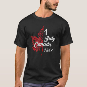 Camiseta Vintage Happy Canada Day 1 de julio de 1867 Maple