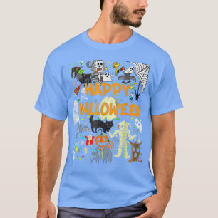 Camiseta Vintage Happy Halloween Scary Retro Niños Boo Ghos
