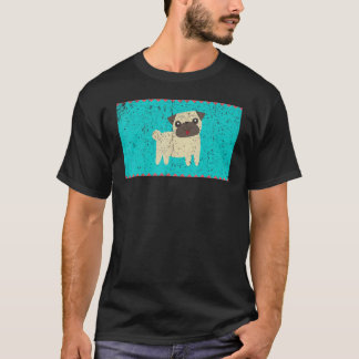 Camiseta Vintage Happy Pug Face Mask