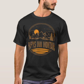 Camiseta Vintage Happys Inn Montana Montaña Senderismo
