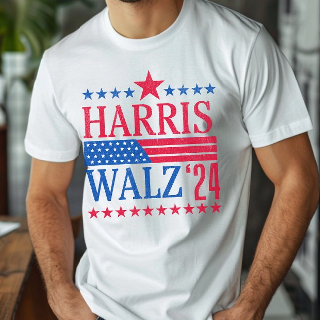 Camiseta Vintage Harris y Walz Elecciones 2024 (Subido por el creador)