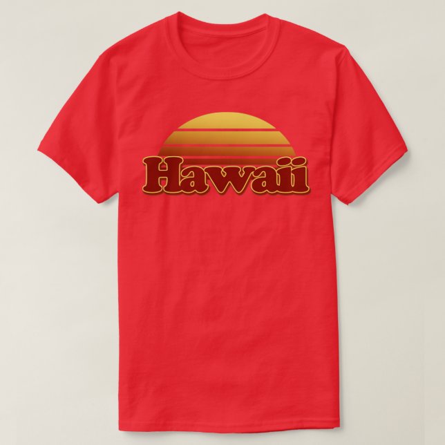 Camiseta Vintage Hawaii (Diseño del anverso)