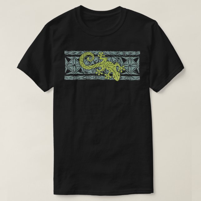 Camiseta Vintage Hawaiian Gecko (Diseño del anverso)