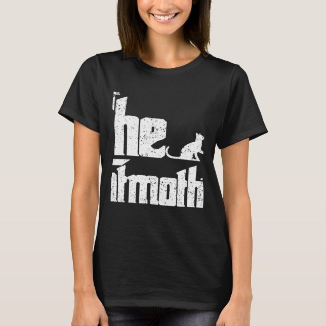 Camiseta Vintage He Cat Mother (Anverso)