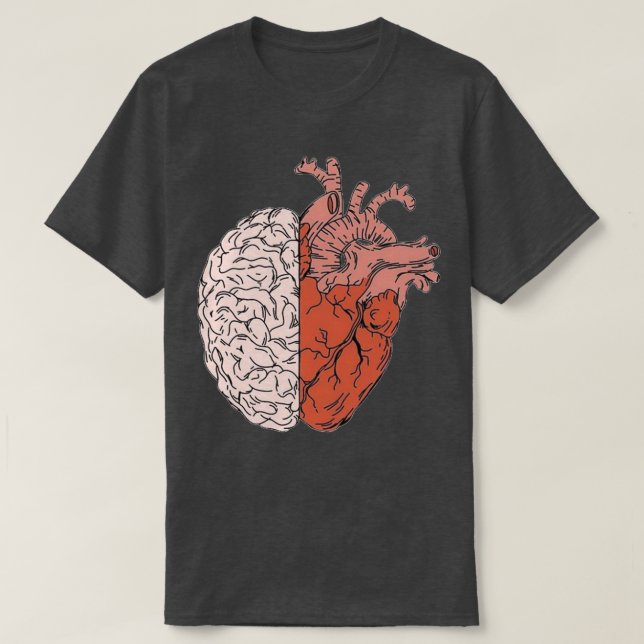 Camiseta Vintage Heart Anatomy (Diseño del anverso)