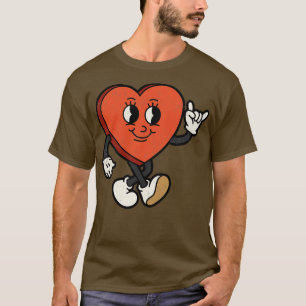 Camiseta Vintage Heart Toon Heavy Metalizado Devil Horn Roc