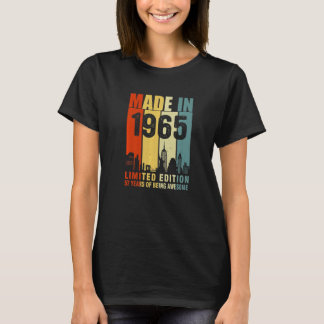 Camiseta Vintage Hecho En 1965 57 Años Asombroso