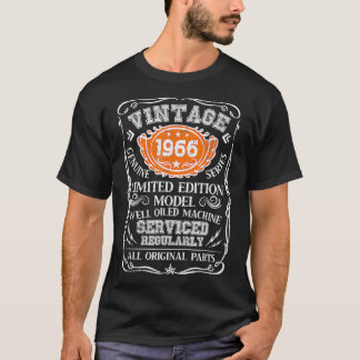 Camiseta Vintage hecho en 1966 55th Bithday GIft 55 Years O