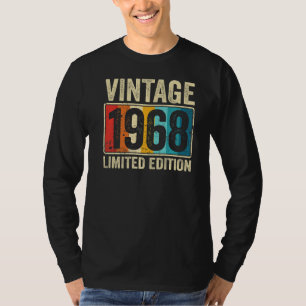 Camiseta Vintage Hecho En 1968 Regalos De 55 Años Retro 55