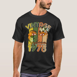 Camiseta Vintage hecho en 1978 45º cumpleaños 45 años de an