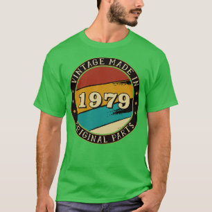 Camiseta Vintage Hecho En 1979 Partes Originales