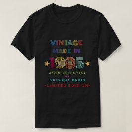 Camiseta Vintage Hecho En 1985