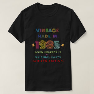 Camiseta Vintage Hecho En 1985