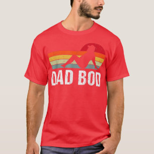 Camiseta Vintage Hens Dad Dad Bod Funny El Día De Los Mejor
