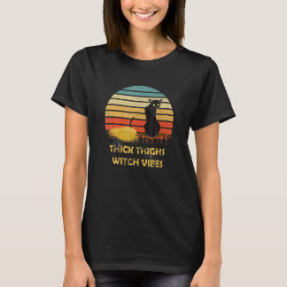Camiseta Vintage Hick Highs Witch Vibes Witchy Halloween Ca