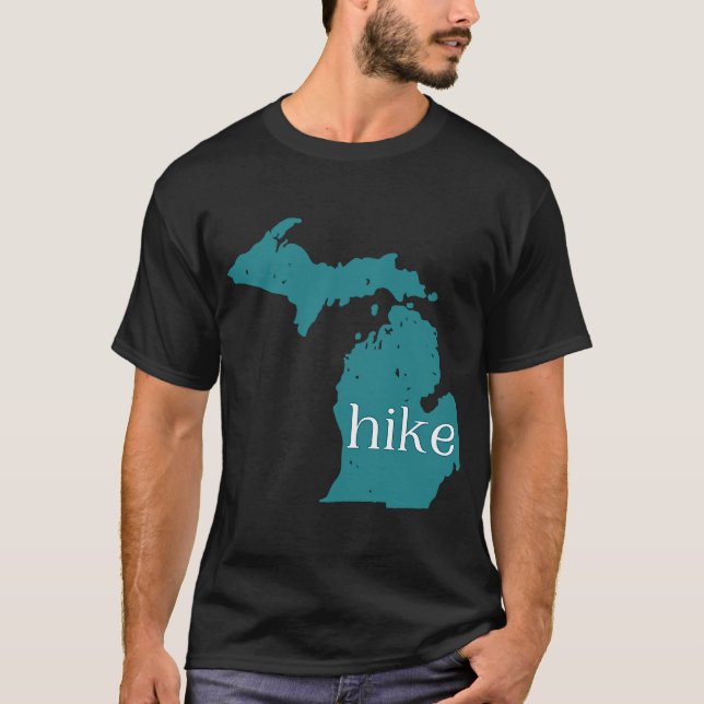Camiseta Vintage Hike Michigan Senderismo (Anverso)