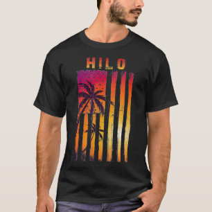 Camiseta Vintage Hilo, Bandera Patriótica Hawaii