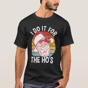 Camiseta Vintage Hipster Santa Shirt Lo Hago Por El Ho