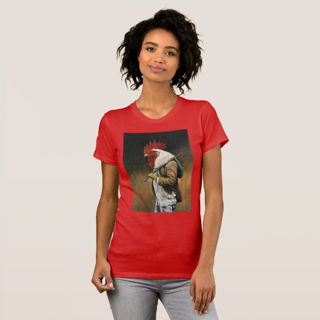 Camiseta Vintage Hobo Rooster (Anverso completo)