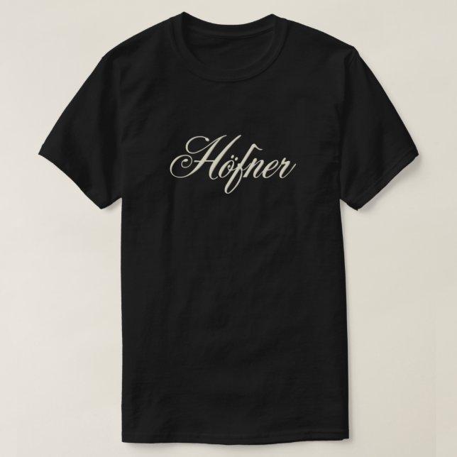 Camiseta Vintage Hofner Essential (Diseño del anverso)