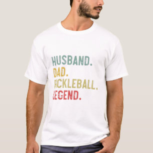 Camiseta Vintage Hombre Esposo Papá Leyenda Pickle