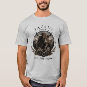 Camiseta Vintage Hombre Toro Zodiaco Tauro