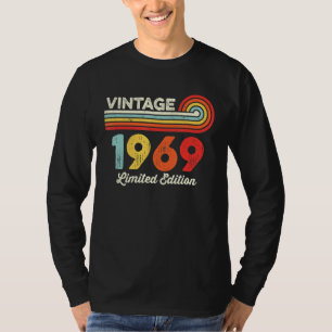 Camiseta Vintage Hombres Mujeres Nacidas En 1969 Nacidas En