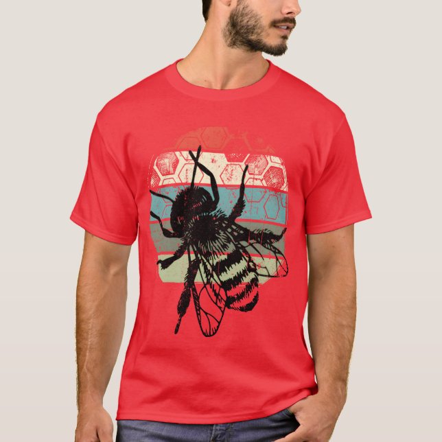 Camiseta Vintage Honey Beekeeper Beekeeping boy (Anverso)