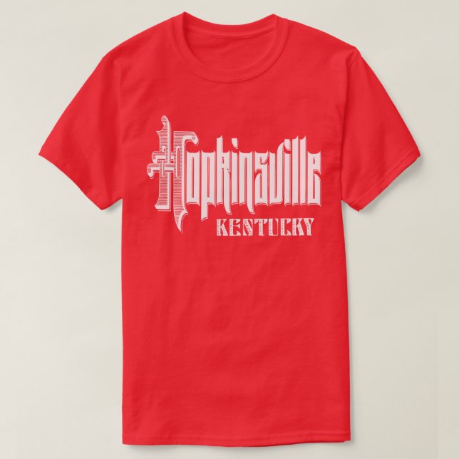 Camiseta Vintage Hopkinsville KY TShirt (Diseño del anverso)