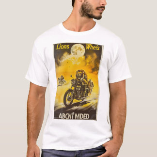 Camiseta Vintage Horror Poster de película para leones sobr