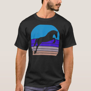 Camiseta Vintage Horse Retro Caballo Silhouette Animal
