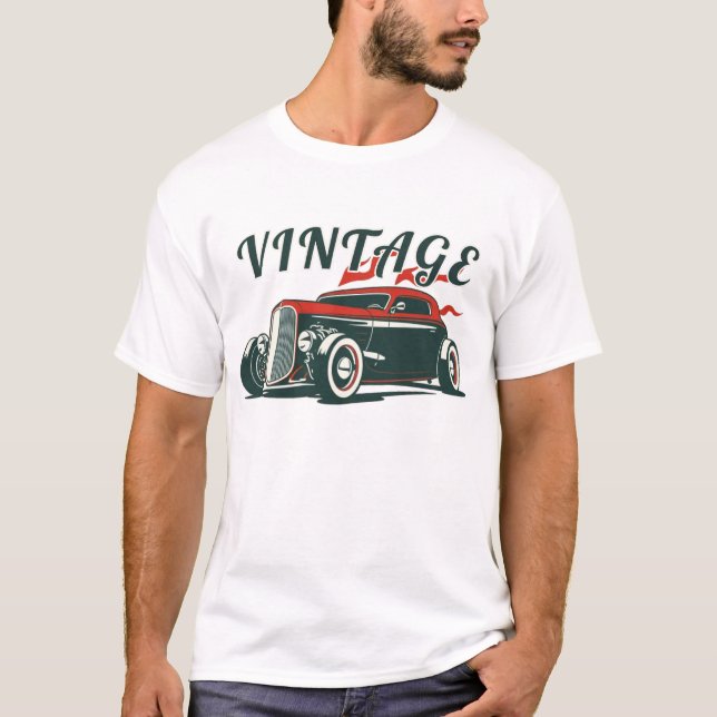 Camiseta Vintage Hot Rod (Anverso)