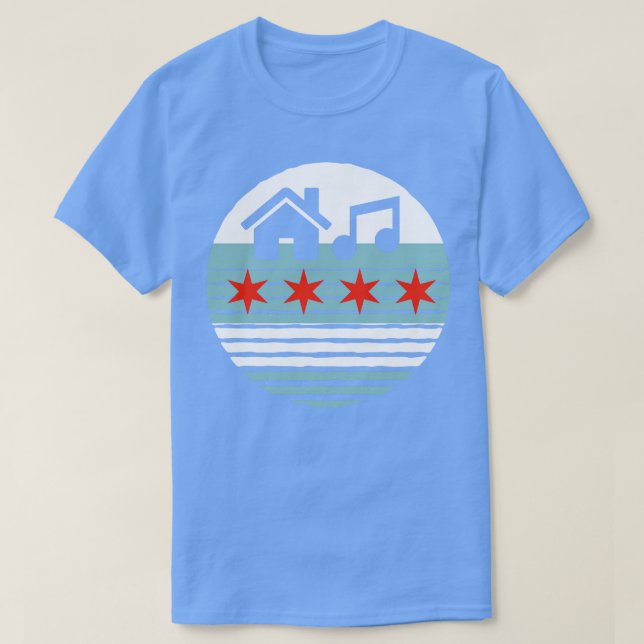 Camiseta Vintage House Music (Diseño del anverso)