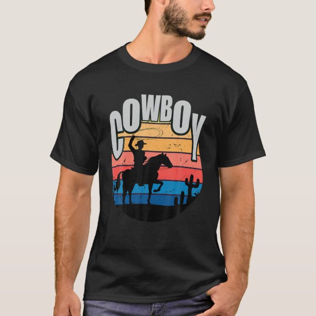 Camiseta Vintage Howdy Western Country Cowboys (Anverso)