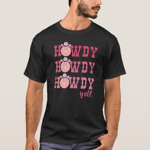 Camiseta Vintage Howdy Y'all Rodeo Occidental País Sureño