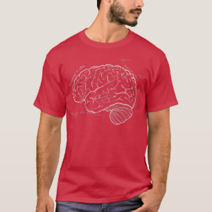 Camiseta Vintage Humana Brain Anatomía Ciencia Nerd Geek St