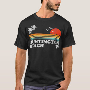 Camiseta Vintage Huntington Beach California Retro Surfing