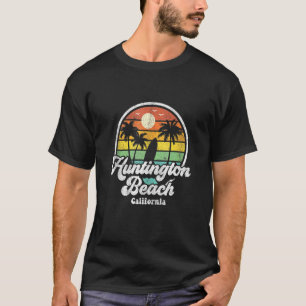 Camiseta Vintage Huntington Beach California Surfing Retro