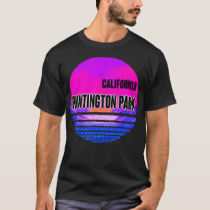 Camiseta Vintage Huntington Park Vaporwave California